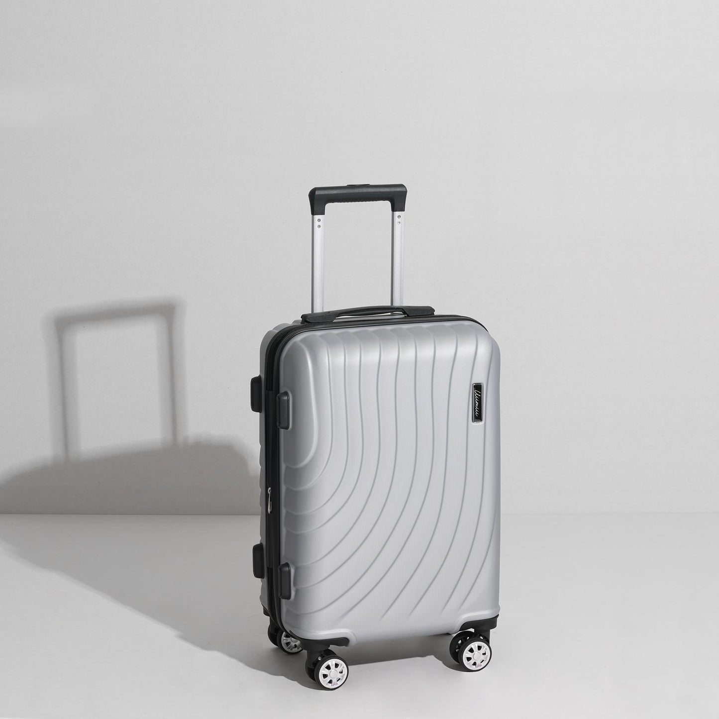 uiimiii silver carry-on luggage