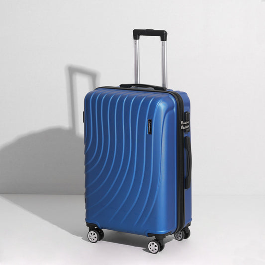 uiimiii midnight blue medium check-in luggage