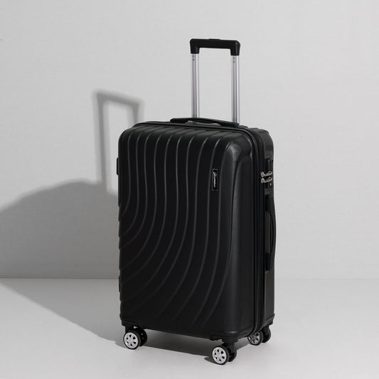 uiimiii black medium check-in luggage