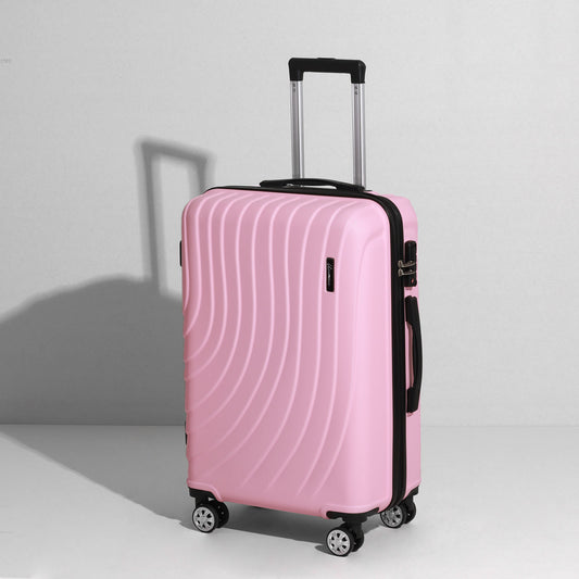 uiimiii baby pink medium check-in luggage