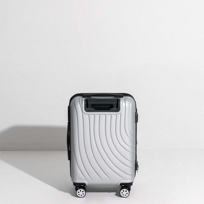 uiimiii silver carry-on luggage back