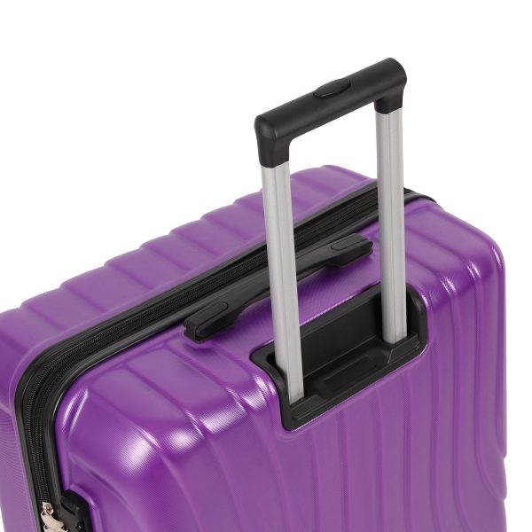 2024 Latest Style Hard Shell Carry On Luggage Suitcase- Purple