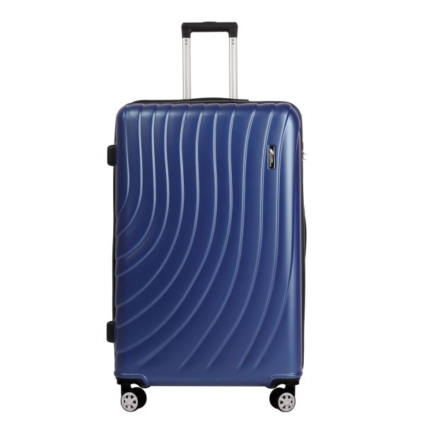 2024 Latest Style Hard Shell Carry On Luggage Suitcase-Dark Blue