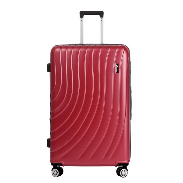 2024 Latest Style Hard Shell Carry On Luggage Suitcase-Wine Red