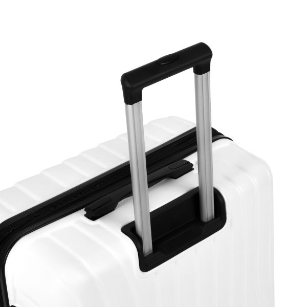 2024 Latest Style Hard Shell Carry On Luggage Suitcase – White
