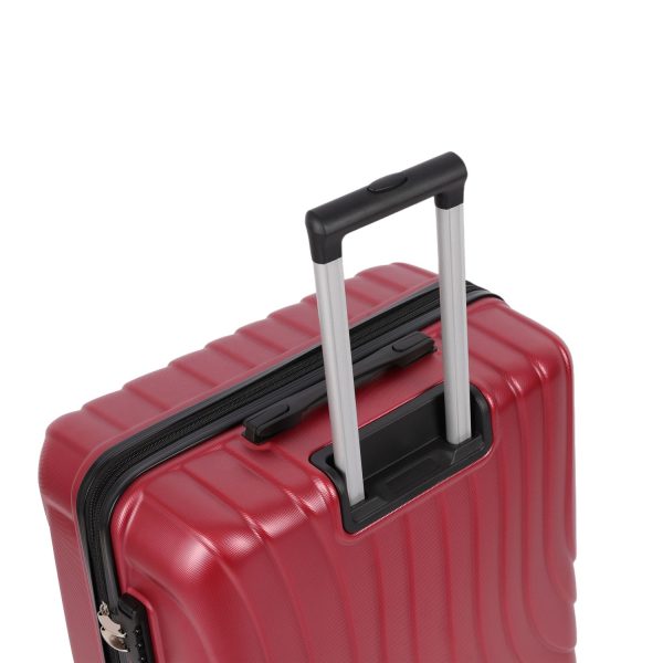 2024 Latest Style Hard Shell Carry On Luggage Suitcase-Wine Red